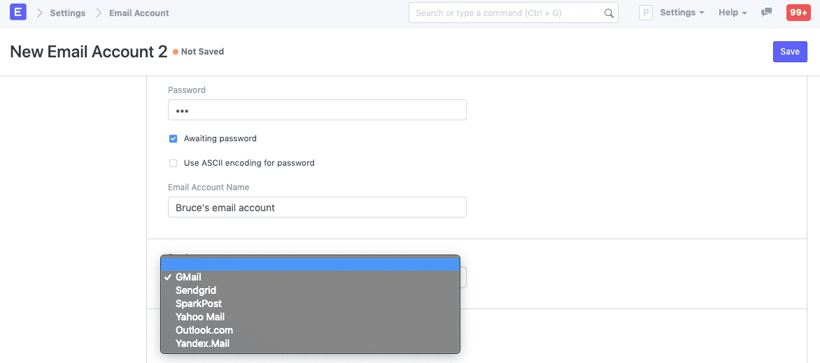 Dịch vụ Email