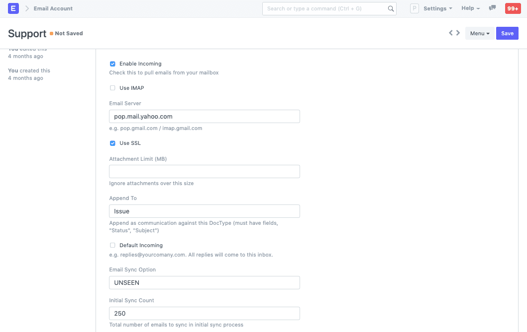 Email gửi đến