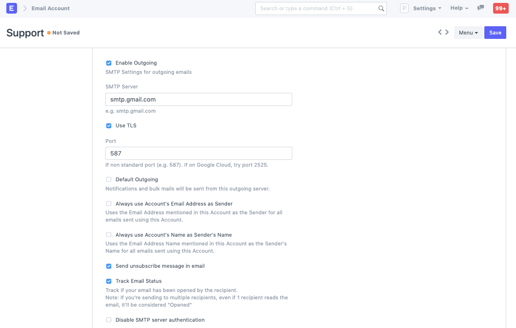 Email gửi đi