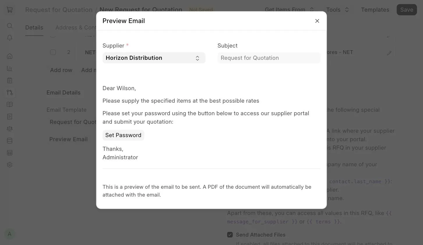 Xem trước email